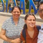 a photo of shrutika baranwal with her parents courtesy the indian express