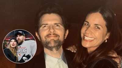 adam scott naomi and travis kelce and taylor swift