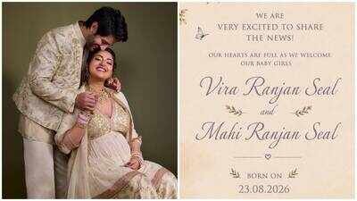aditya seal and anushka ranjan are now parents to twin baby girls