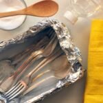 aluminium foil and baking soda hack for shining silverware at home simple and easy diy trick to clean silver utensils without scrubbing
