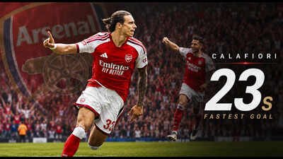 calafiori makes community shield history with a stunning 23 second goal for arsenal