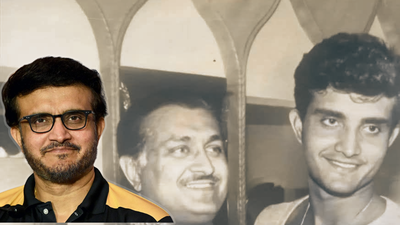 former indian captain ganguly recalled how his father would sit with him every morning before school