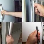 fridge door handles getting sticky