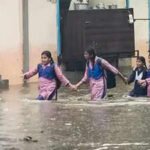 gurgaon schools go online offices switch to wfh as heavy rain triggers waterlogging and traffic disruption
