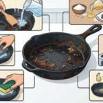 how to clean a burnt iron pan 5 methods that actually work