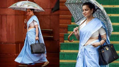 kangana ranaut at parliament