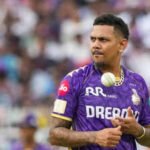 kolkata kolkata knight riders bowler sunil narine during the indian premier le