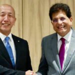 nagoya japan aug 26 ani union minister of commerce amp industry piyush goyal