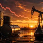 oil prices edge lower