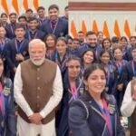 pm modi meets cwg medallists screengrabs