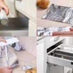 put aluminium foil in your kitchen drawers