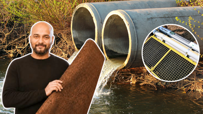rahul guptas innnovation turns discarded hair into pollutant trapping mats photos instagramkesakambali