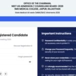 rajasthan neet ug 2026 round 1 seat allotment