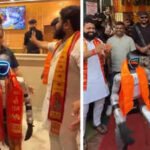 robot attends puja dances at ujjain shop launch