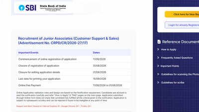 sbi clerk vacancy 2026 notification out with 9766 posts