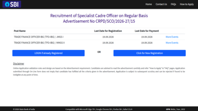 sbi recruitment 2026