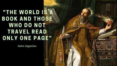 the world is a book and those who do not travel read only one page