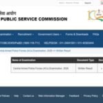 upsc capf ac result 2026