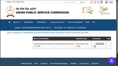 upsc nda na exam 2 dates