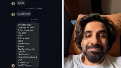 vir das shares hilarious dm from woman using his inbox as a to do list