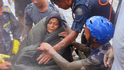 chandrika was found alive partly trapped in mud on the fourth floor of a house that had been buried by the august 26 floods