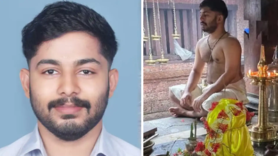 govind krishnan left conventional schooling after class 4 to study the vedas at a gurukula in thrissur