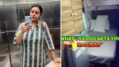 indian woman compares dubai rent with india says iss paise mein toh aap 3bhk le lo
