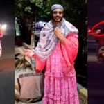 instagram creator bejaintle documented his experience riding through delhi dressed as a woman