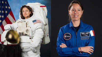 jessica meir and sophie adenot