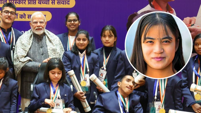 kareena thapa was honoured with the pm rashtriya bal puraskar for her bravery during a fire in amravati