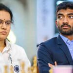 koneru humpy and gukesh photo by rafal oleksiewicz and michal walusza from fide