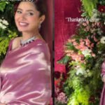 mahira khan pink saree