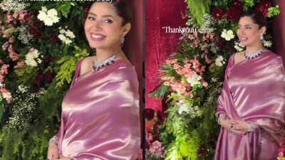 mahira khan pink saree
