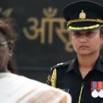 major navya shekhawat serves as an aide de camp adc to president droupadi murmu