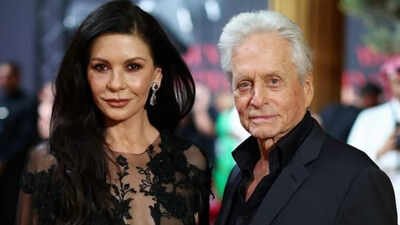 michael douglas says he had never fallen in love on movie screen until he saw his wife catherine zeta jones she was magic in a way that went beyond beauty
