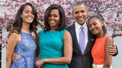 michelle obama with her family instagrambarack obama