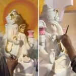 muslim artist paints ganapati idol for marathi family in karachi