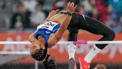 pooja high jump