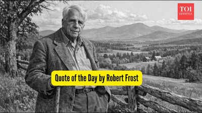 quote of the day by robert frost