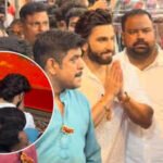 ranveer singh seeks lord ganeshas blessings at lalbaugcha raja as he gears up to become a father again watch videos
