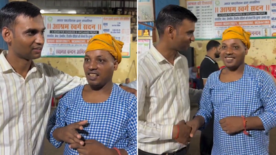 screengrab from the video posted by santoshpateldsp on