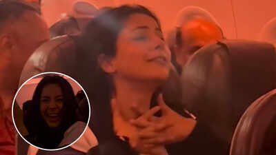 shehnaaz gill prays to waheguru and ganpati bappa amid scary mid air turbulence with brother shehbaz badesha says she is grateful to land safely bahut mushkil se bache aaj