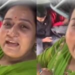 the viral video shows woman confronting a youth over a seat in a general coach of an indore dewas train