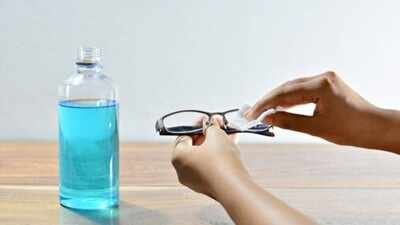 things you should never use to clean your eyeglasses