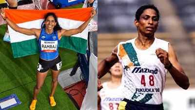 vithya ramraj breaks pt ushas 42 year old national record