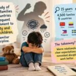 a 15 year study of about 4500 families across nine countries linked more frequent physical punishment to greater anxiety and aggression in children image credits ai