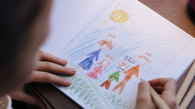 a child repeatedly restarting a drawing may be struggling more with mistakes than with the drawing itself