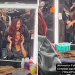 aishwarya rai and eva longoria at paris fashion week