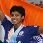 bengalurus dhinidhi desinghu at just 14 overcame her fear of water to become indias youngest athlete at the 2024 games