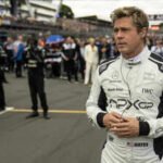 brad pitt in a scene from f1 the movie